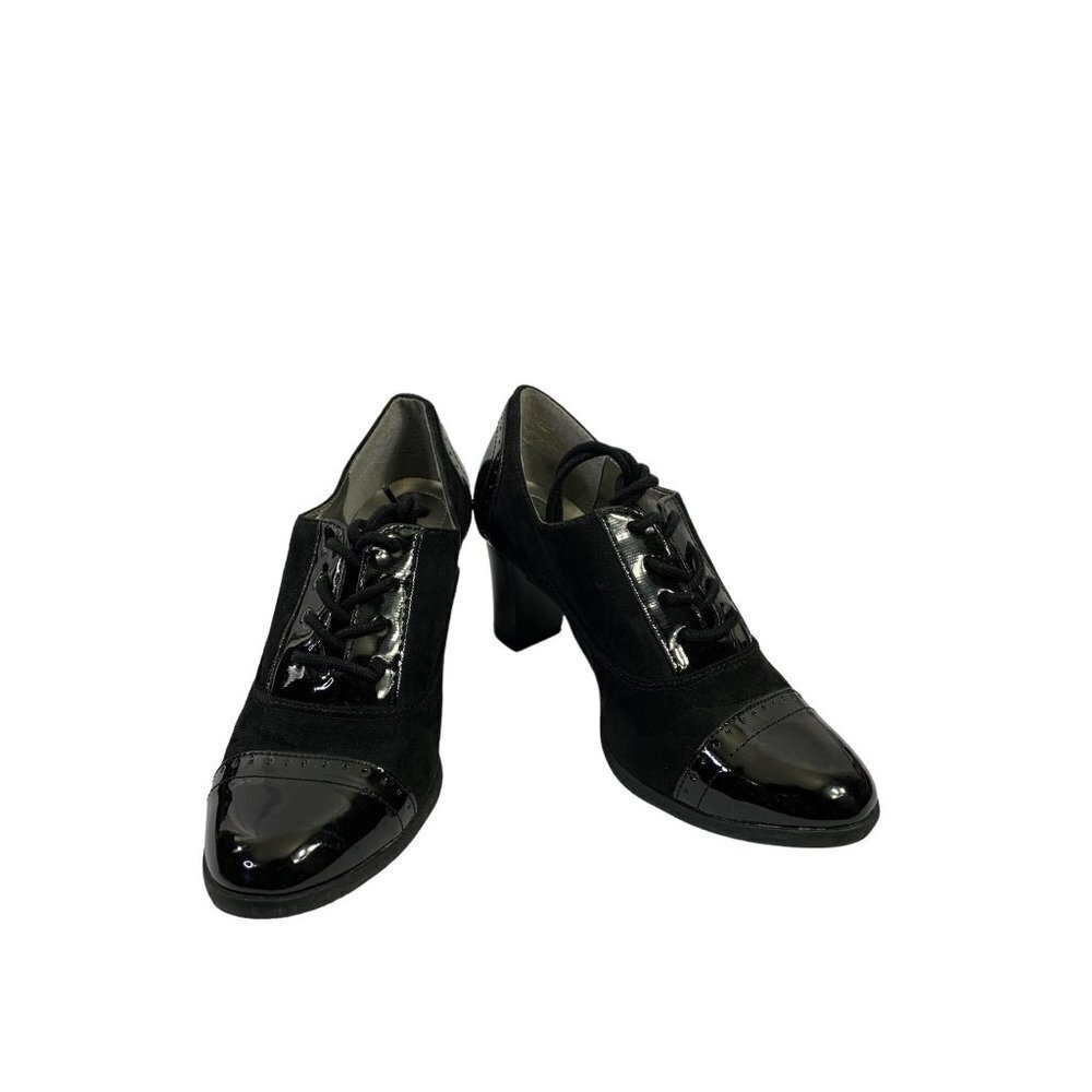 Deflex Comfort Women's Casual Black Closed Toed Heels